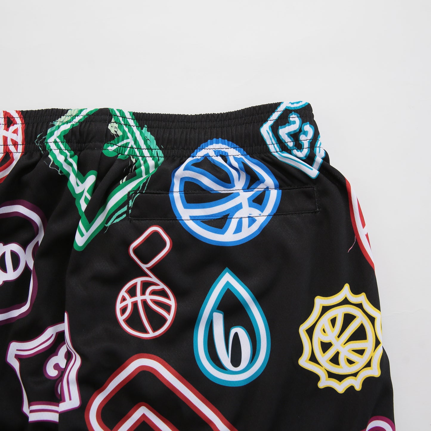 The Neon Basketball Pocket Short