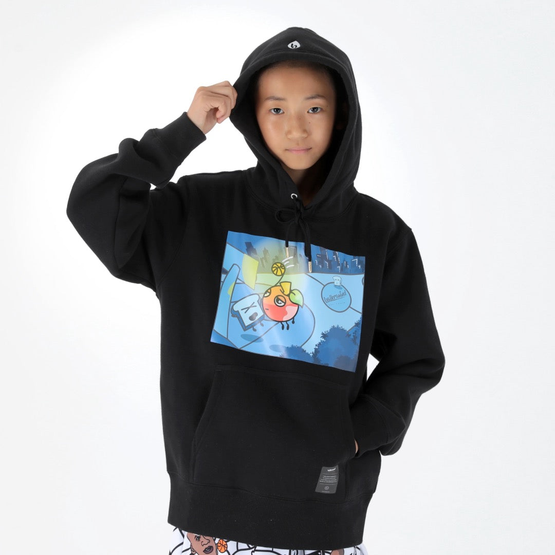 Art Court "DUNK?" Sweat Parka（Black）