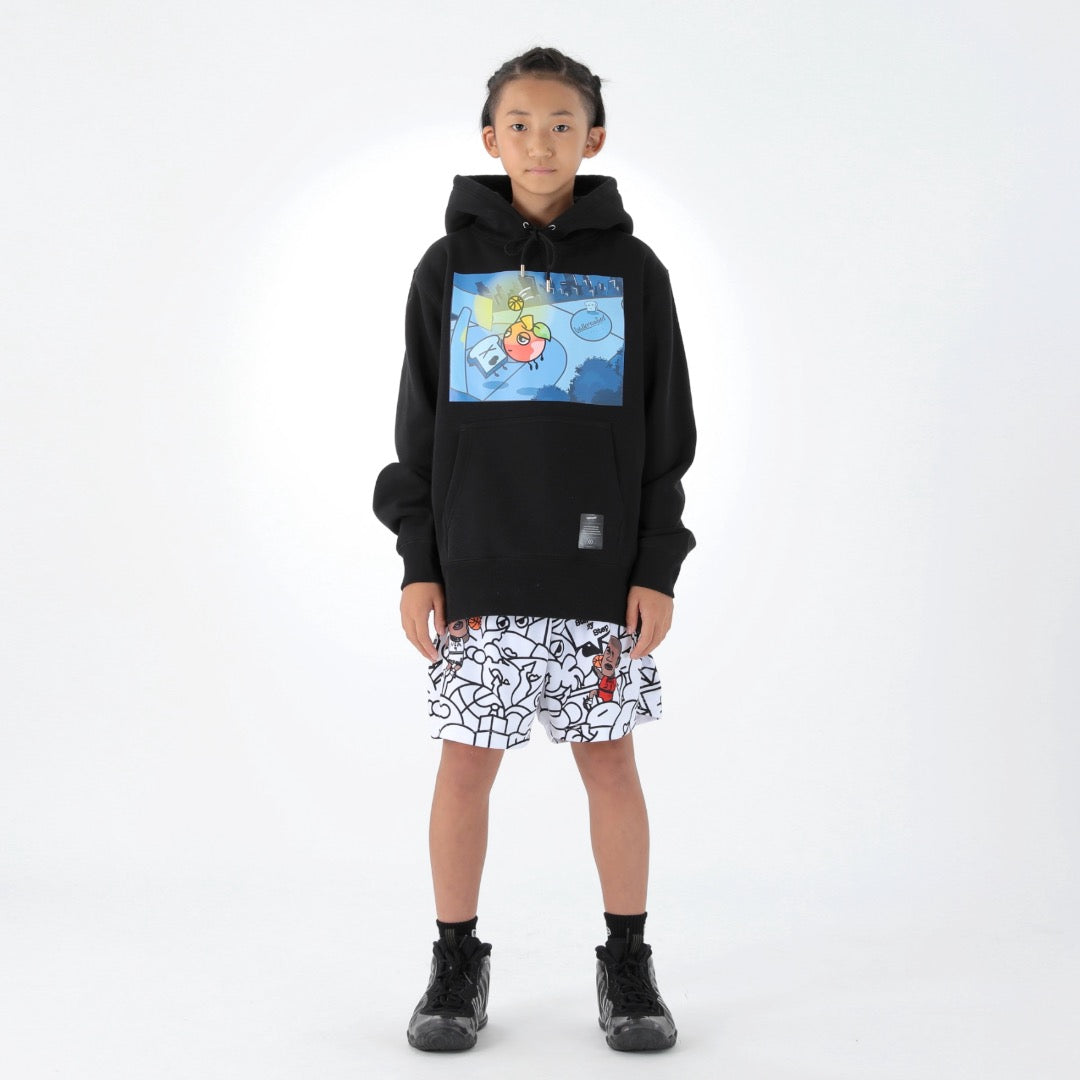 Art Court "DUNK?" Sweat Parka（Black）