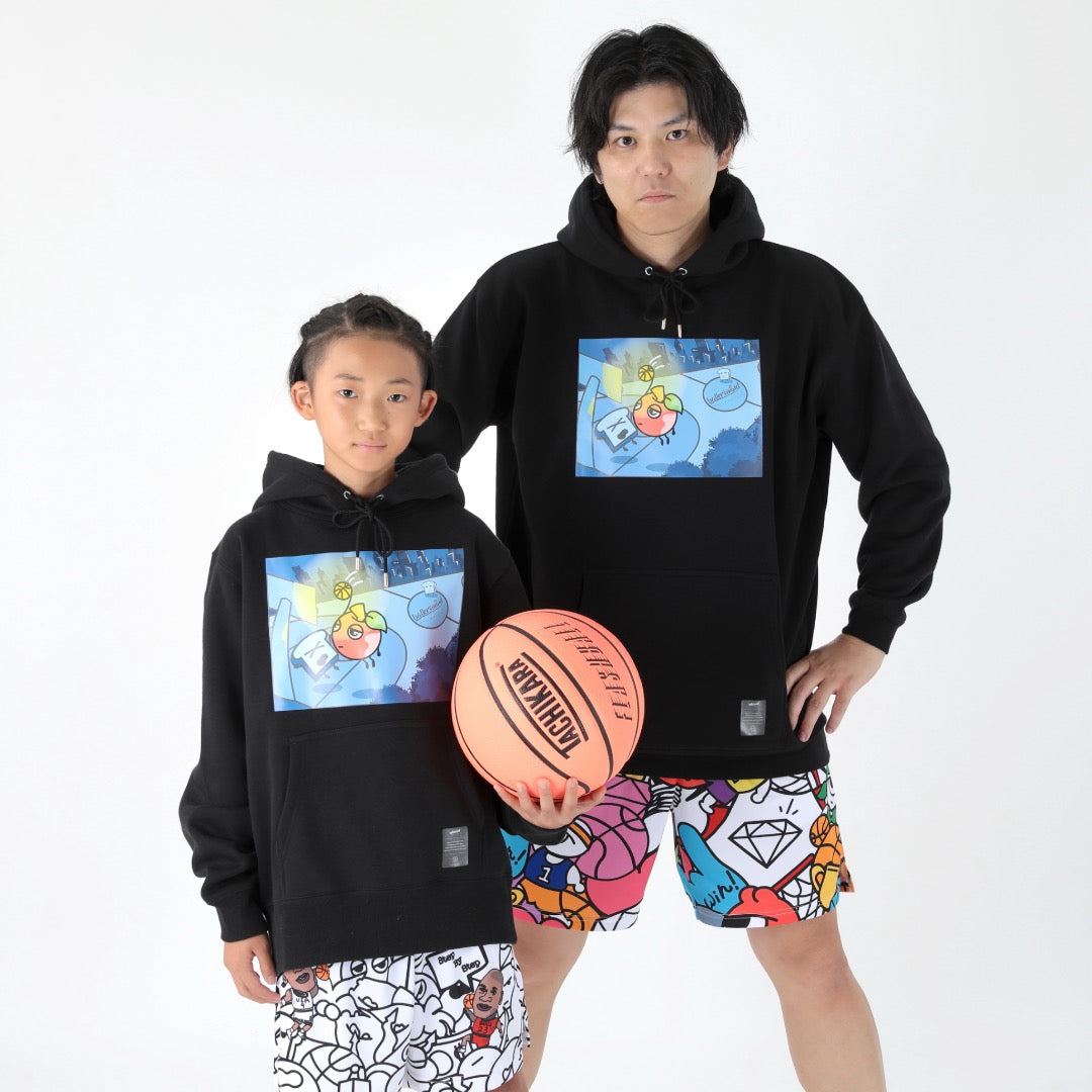 Art Court "DUNK?" Sweat Parka（Black）