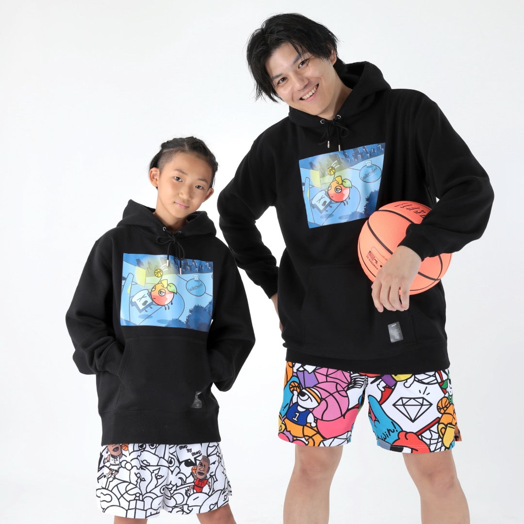 Art Court "DUNK?" Sweat Parka（Black）