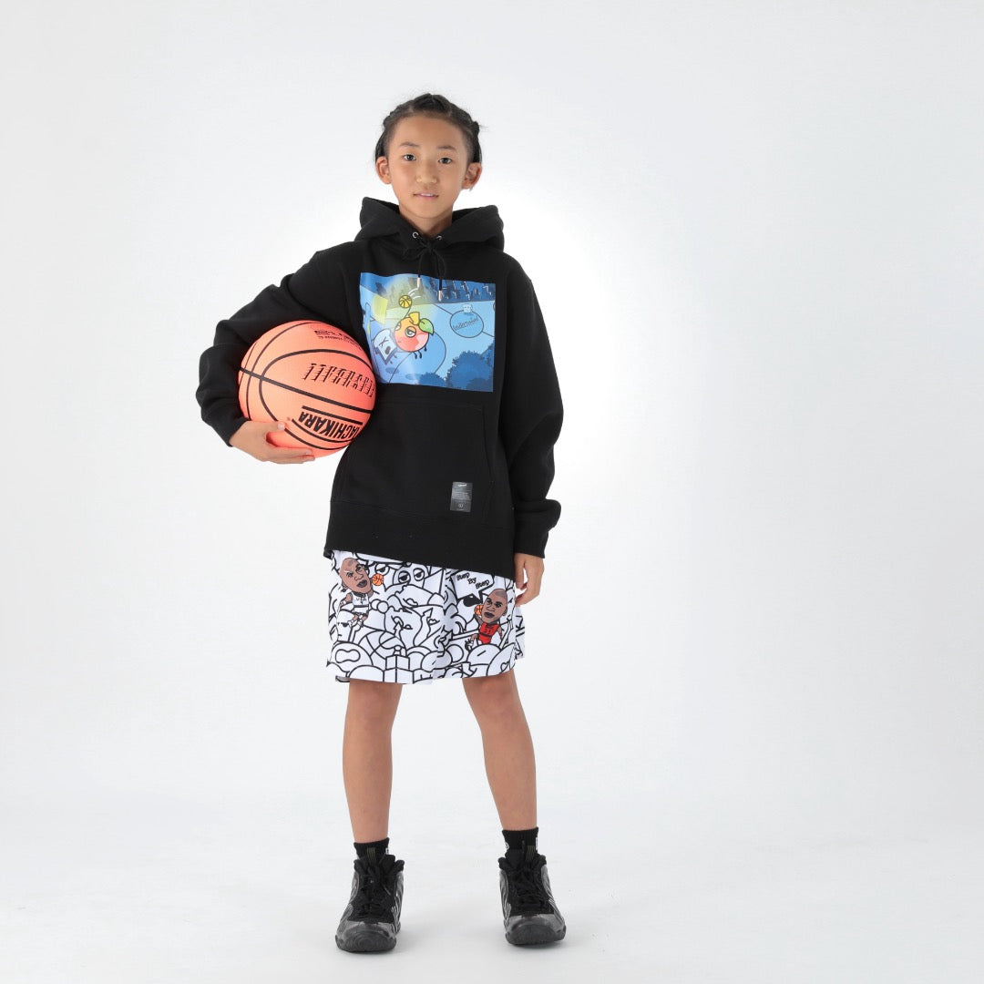 Art Court "DUNK?" Sweat Parka（Black）