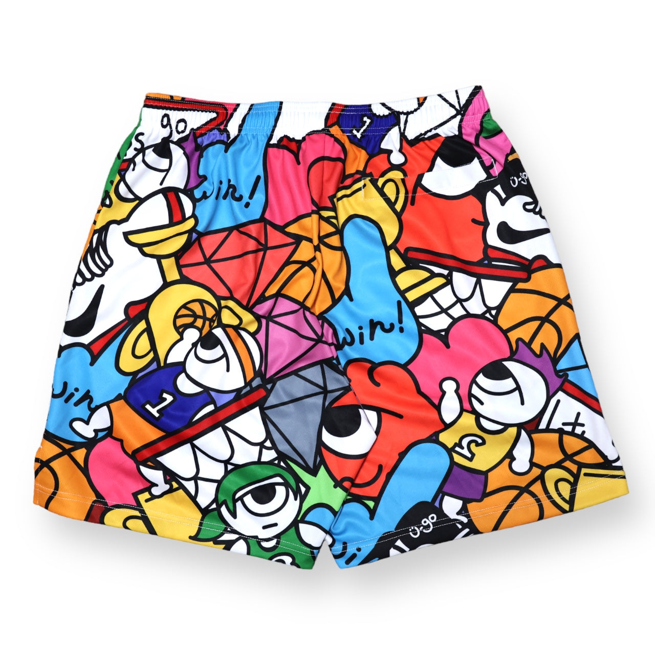 Colorful Diamond Basketball Pocket Short